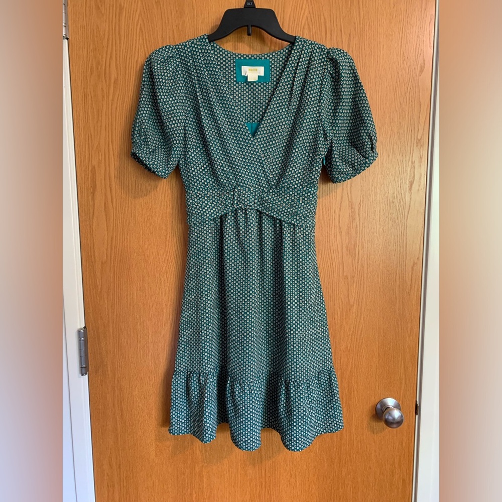 Teal babydoll dress by Maeve, Anthropologie, size 2